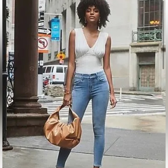 🎁 NWT Express Womens Size Small Body Contour Tank Bodysuit Pink - Picture 6 of 6